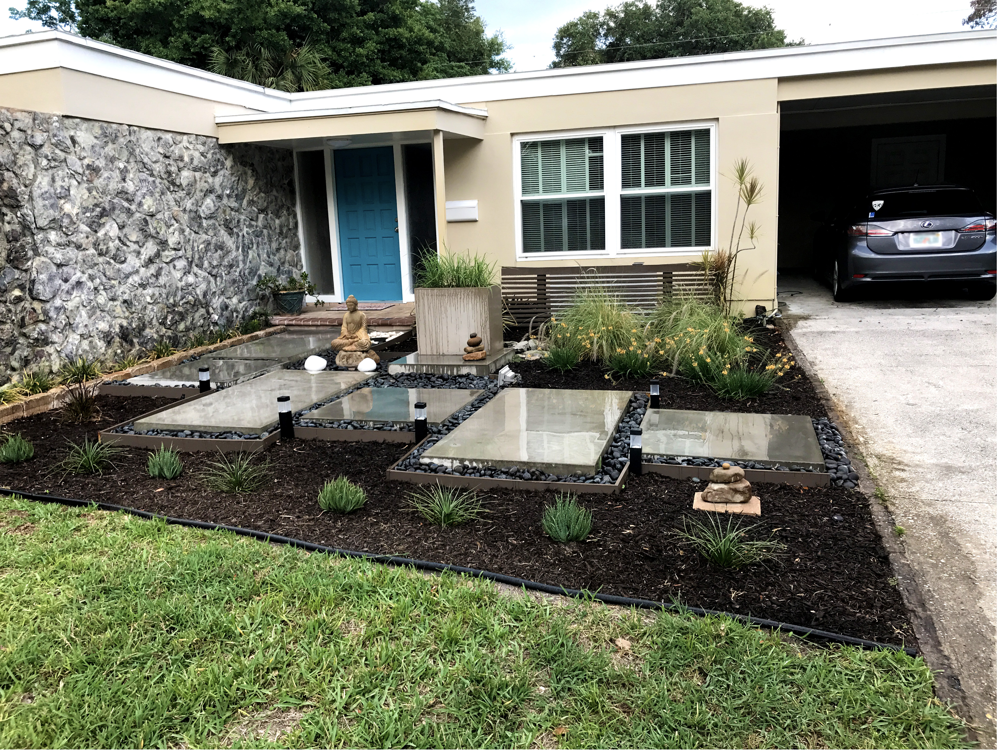 40x40 Cladlite Concrete Hurricane Condenser Pad